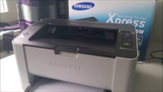 Installing Samsung Printer Xpress M2026W  wifi NFC etc [upl. by Sudnac]