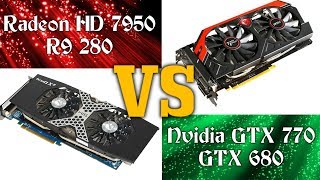 Radeon HD 7950 vs Nvidia GTX 770 in 8 GAMES 2017 [upl. by Mirisola619]