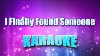 I finally found someone karaoke female part only [upl. by Magree]