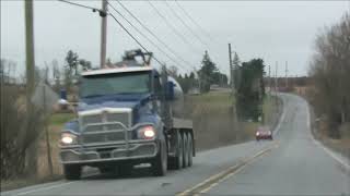 Fracking Trucks and Wrecked Roads During Corona Virus  Montrose Pa  32420 [upl. by Itnava]