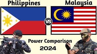 Philippines vs Malaysia Military Power 2024  Malaysia vs Philippines 2024  world military power [upl. by Alexandra]