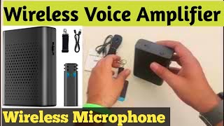 Voice Amplifier for Teachers  Voice Amplifier with Wireless Microphone [upl. by Novled518]