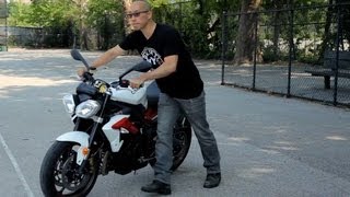 How to Push a Motorcycle  Motorcycle Riding [upl. by Magdala]