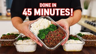 This Ground Beef Bulgogi Meal Prep Will Change Your LIFE Done In 45 Minutes [upl. by Petite869]