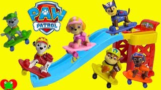 Paw Patrol Skateboarding Pups With Gumball Surprises [upl. by Bern]