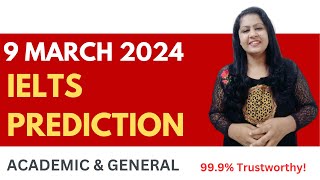 9 March 2024 IELTS Test Prediction ielts2024 ieltsprediction [upl. by Cired251]