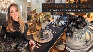 ✨ NEW ✨ Whimsigoth Witch Tablescape  Halloween Decorate with Me 2024 [upl. by Tiemroth302]