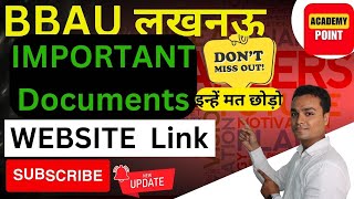 bbau website linkmerit listbbau counselling 2023 documentsdocuments for cuet counselling [upl. by Apfelstadt]