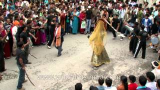 Jai Maa Kali Akhada Bajrang group enact Kali story in Uttarakhand [upl. by Ddart]