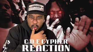 COE CYPHER SHA EK X BLOVEE X COE WIKI X 150 WIZ X 150 BUMP Crooklyn Reaction [upl. by Akaya438]