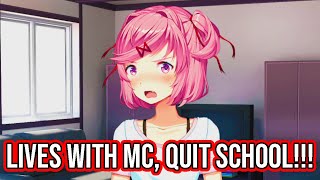 Natsuki DROPS OUT  DDLC MOD  May Flowers Part 1 [upl. by Schluter]