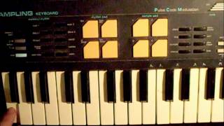 Moby  Porcelain performed on CASIO SK5 [upl. by Susette]