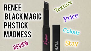 RENEE BLACK MAGIC PH STICK MADNESS REVIEWlipstick ReviewReview [upl. by Urbanna974]