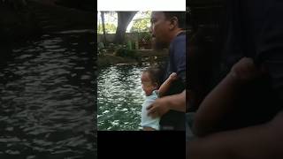 We should not teach our children to swim as seen in this video 🔥 ytshorts swimming babyswimming [upl. by Aihsetan]