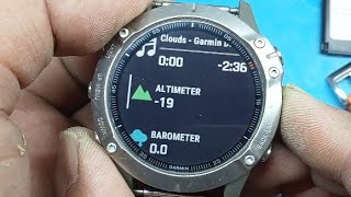 garmin fenix 6 error sensor altimeter barometer [upl. by Blaire125]