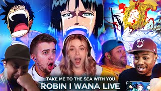 Robin I Wanna Live  Reaction Mashup [upl. by Leahicm]