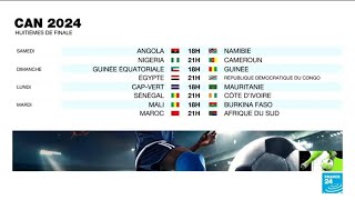 CAN 2024  Découvrez le programme complet des huitièmes de finale • FRANCE 24 [upl. by Htebaile231]