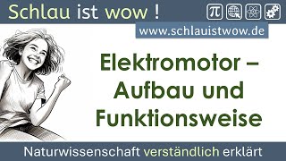 Elektromotor  Aufbau und Funktionsweise [upl. by Arada]