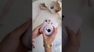 Instax 12 Mini Pink Quick Unboxing [upl. by Ardnasxela]