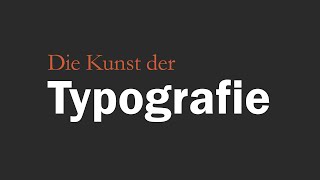 TypografieSchriftgestaltung [upl. by Assiral549]