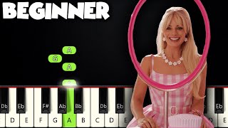 Barbie Girl  Aqua  BEGINNER PIANO TUTORIAL  SHEET MUSIC by Betacustic [upl. by Abbie852]