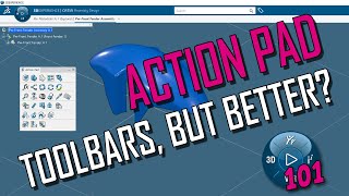 3DX 101 Action Pad CATIA 3DX Toolbars but better [upl. by Arteid]