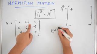 Hermitian Matrix  Linear Algebra  Very easy [upl. by Yruama720]