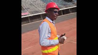 On going reconstruction of Sierra Leone national stadium [upl. by Jeroma]