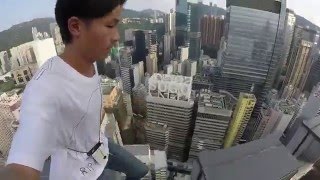 rooftopping World Trade Centre causeway bay hongkong [upl. by Ayenat]