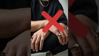 GOLD RING IS HARAM❌IN THE ISLAMislamicshortytshortviralshortallahuakbar👆👆❤️ [upl. by Pax]