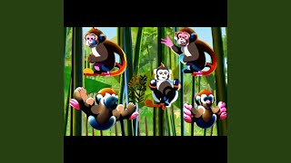 Five Monkey Jumping in the Jungle [upl. by Ellenrad]