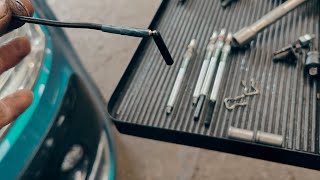 snapped glow plug tip removal the easy way [upl. by Ahsikahs]