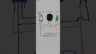 Make smoke detectorcircuit diagram electronic shortsfeed [upl. by Kohl]