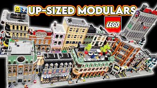 10x UpSized LEGO Modular Buildings Complete Overview [upl. by Lubow]