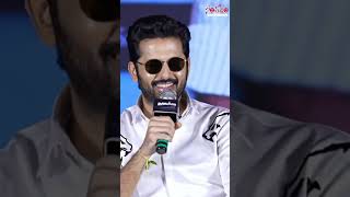 Hero Nithin super reply to suresh kondeti  nithin robinhood sureshkondeti shorts youtubeshorts [upl. by Fineman]