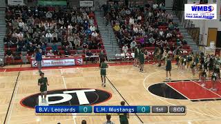 WPIAL Boys High School Basketball 4A Quarterfinals Belle Vernon v Laurel Highlands 22323 [upl. by Ahsirpac]