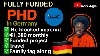 Fully Funded PHD program in GERMANY 🇩🇪🇩🇪🇩🇪 [upl. by Elreath]