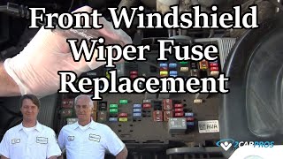 Front Windshield Wiper Fuse Replacement [upl. by Girvin]