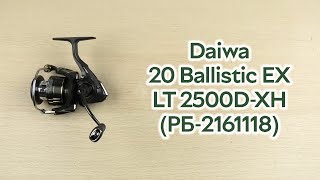 Розпаковка Daiwa 20 Ballistic EX LT 2500DXH РБ2161118 [upl. by Grimbal]