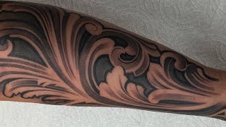 Tattoo Time Lapse  Filigree [upl. by Anesor201]