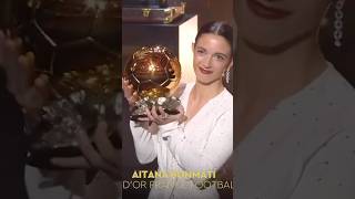 The 2024 ballondor is… AITANA BONMATÍ fcbarcelona shorts [upl. by Drawyeh]