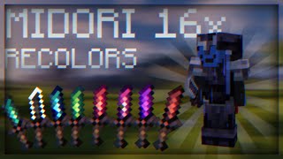 Midori 16x RECOLORS Texture Pack MCPEMCBE  2 VERSIONS [upl. by Randolf]