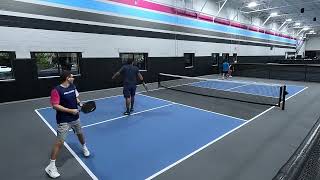 102024  Mens Open  475 Pickleball Club Tournament  Miron Talmadge vs Kane Ly  Game 1 [upl. by Rodmur]