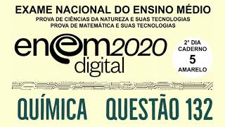 Enem 2020  Prova Digital  Questão 132 [upl. by Svirad]