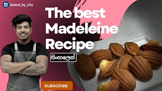 The best madeleine recipe in sinhalaසිංහලdelicious madeleine recipe bakedbyjilla cake srilanka [upl. by Aivatnohs]