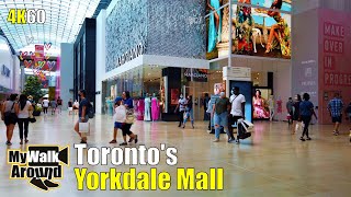 Exploring Torontos Yorkdale Mall  the mall with the highest sales in Canada 4k walking video [upl. by Aerdnod]