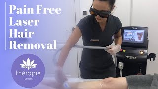 Pain Free Laser Hair Removal  Thérapie Clinic [upl. by Laertnom]