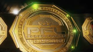 PFL reveals new superfight belt ahead of Francis Ngannou Battle of the Giants [upl. by Ralli]