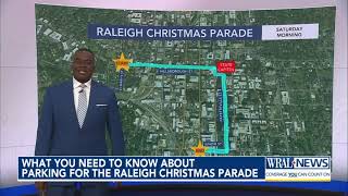 Parking tips for the Raleigh Christmas Parade [upl. by Alton]