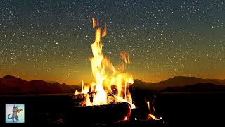 Cozy Campfire 🔥 Relaxing Fireplace Sounds 🔥 Burning Fireplace amp Crackling Fire Sounds NO MUSIC [upl. by Chad]